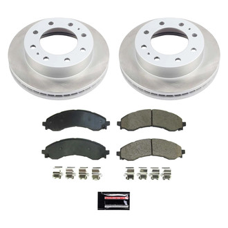 PowerStop® - Semi Coated Front Disc Brake Kit