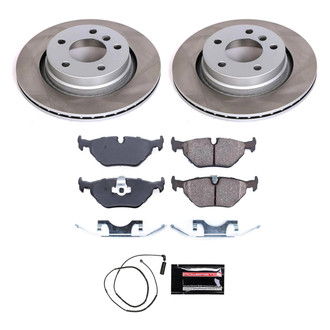 PowerStop® SC877 - Semi Coated Rear Disc Brake Kit