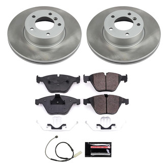 PowerStop® - Semi Coated Front Disc Brake Kit