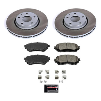 PowerStop® - Semi Coated Front Disc Brake Kit