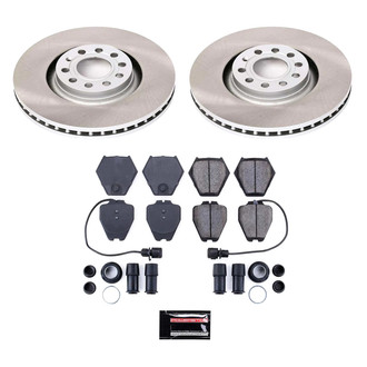 PowerStop® - Semi Coated Front Disc Brake Kit