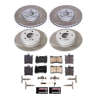 PowerStop® - Semi Coated Front and Rear Disc Brake Kit