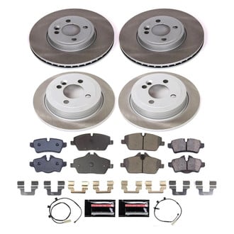 PowerStop® - Semi Coated Front and Rear Disc Brake Kit
