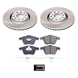 PowerStop® - Semi Coated Front Disc Brake Kit