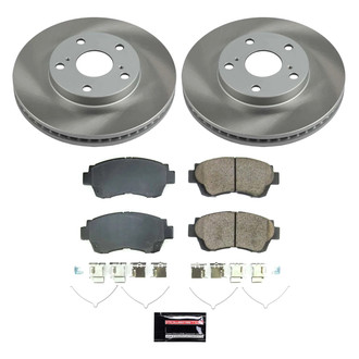 PowerStop® - Semi Coated Front Disc Brake Kit