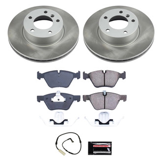 PowerStop® - Semi Coated Front Disc Brake Kit