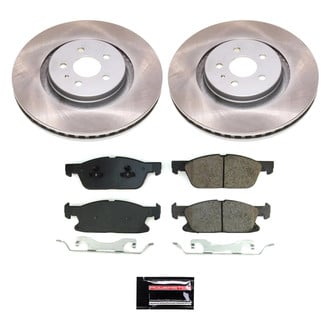 PowerStop® - Semi Coated Front Disc Brake Kit