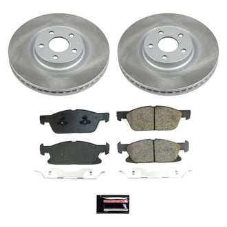 PowerStop® - Semi Coated Front Disc Brake Kit