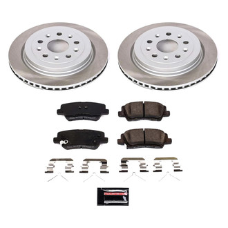 PowerStop® - Semi Coated Rear Disc Brake Kit