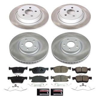 PowerStop® - Semi Coated Front and Rear Disc Brake Kit