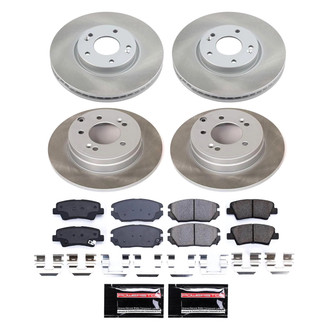 PowerStop® - Semi Coated Front and Rear Disc Brake Kit