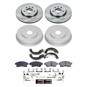 PowerStop® - Semi Coated Front and Rear Disc Brake Kit