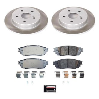 PowerStop® - Semi Coated Rear Disc Brake Kit