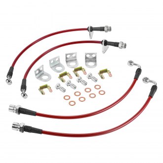 Ebc Brakes Bla7567-4l Front And Rear Stainless Steel Braided Brake Lines, Free Shipping To Canada And Usa