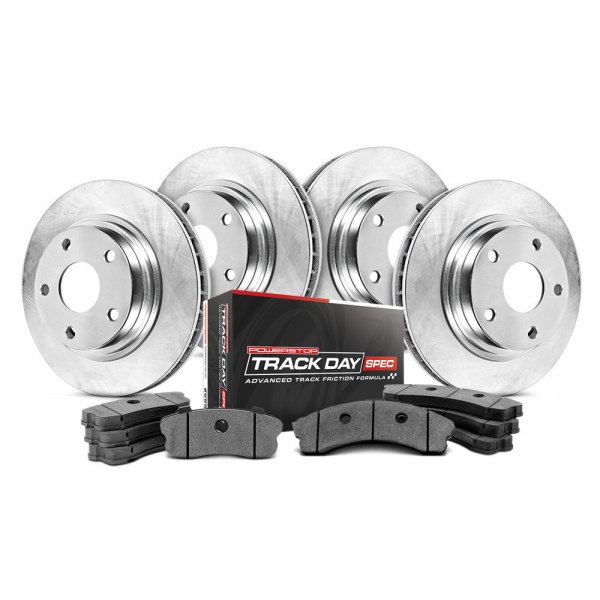  PowerStop® - Track Day Spec Plain Front and Rear Brake Kit