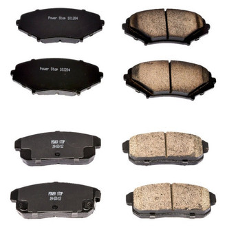 PowerStop® - Z16 Evolution Clean Ride Ceramic Front and Rear Disc Brake Pad Set