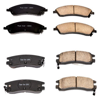 PowerStop® - Z16 Evolution Clean Ride Ceramic Front and Rear Disc Brake Pad Set