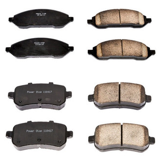 PowerStop® - Z16 Evolution Clean Ride Ceramic Front and Rear Disc Brake Pad Set