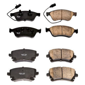 PowerStop® - Z16 Evolution Clean Ride Ceramic Front and Rear Disc Brake Pad Set