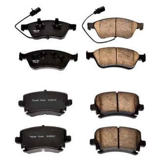 PowerStop® - Z16 Evolution Clean Ride Ceramic Front and Rear Disc Brake Pad Set