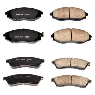 PowerStop® - Z16 Evolution Clean Ride Ceramic Front and Rear Disc Brake Pad Set