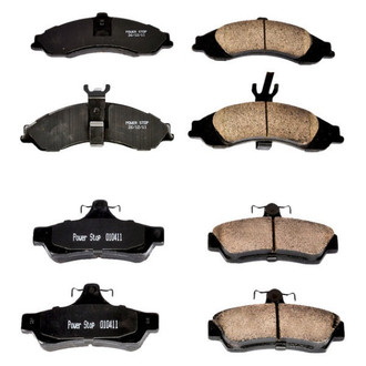 PowerStop® - Z16 Evolution Clean Ride Ceramic Front and Rear Disc Brake Pad Set