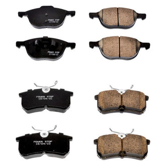 PowerStop® - Z16 Evolution Clean Ride Ceramic Front and Rear Disc Brake Pad Set