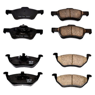 PowerStop® - Z16 Evolution Clean Ride Ceramic Front and Rear Disc Brake Pad Set