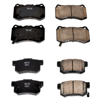 PowerStop® - Z16 Evolution Clean Ride Ceramic Front and Rear Disc Brake Pad Set