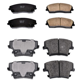 PowerStop® - Z16 Evolution Clean Ride Ceramic Front and Rear Disc Brake Pad Set