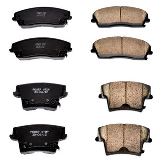 PowerStop® - Z16 Evolution Clean Ride Ceramic Front and Rear Disc Brake Pad Set