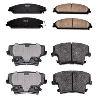 PowerStop® - Z16 Evolution Clean Ride Ceramic Front and Rear Disc Brake Pad Set