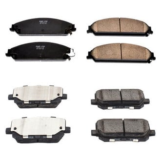 PowerStop® - Z16 Evolution Clean Ride Ceramic Front and Rear Disc Brake Pad Set