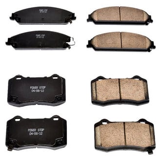 PowerStop® - Z16 Evolution Clean Ride Ceramic Front and Rear Disc Brake Pad Set