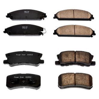 PowerStop® - Z16 Evolution Clean Ride Ceramic Front and Rear Disc Brake Pad Set
