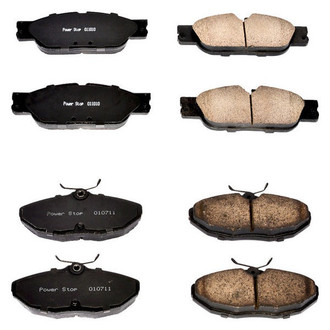 PowerStop® - Z16 Evolution Clean Ride Ceramic Front and Rear Disc Brake Pad Set