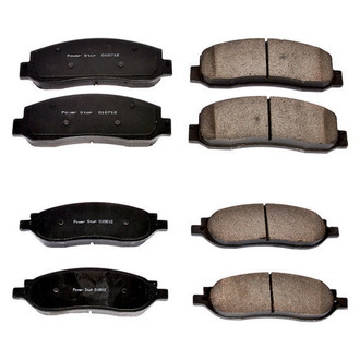 PowerStop® - Z16 Evolution Clean Ride Ceramic Front and Rear Disc Brake Pad Set