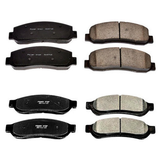PowerStop® - Z16 Evolution Clean Ride Ceramic Front and Rear Disc Brake Pad Set