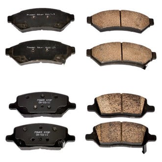 PowerStop® - Z16 Evolution Clean Ride Ceramic Front and Rear Disc Brake Pad Set
