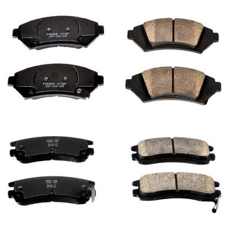 PowerStop® - Z16 Evolution Clean Ride Ceramic Front and Rear Disc Brake Pad Set