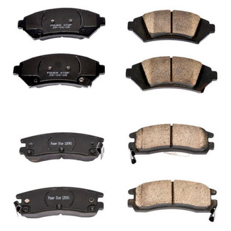 PowerStop® - Z16 Evolution Clean Ride Ceramic Front and Rear Disc Brake Pad Set