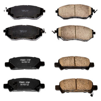 PowerStop® - Z16 Evolution Clean Ride Ceramic Front and Rear Disc Brake Pad Set