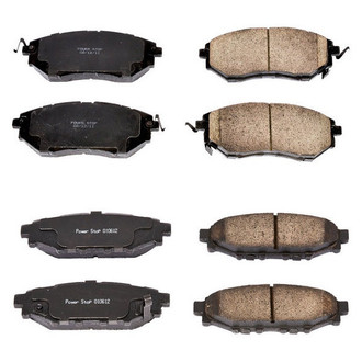PowerStop® - Z16 Evolution Clean Ride Ceramic Front and Rear Disc Brake Pad Set