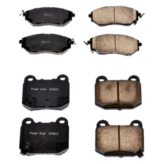 PowerStop® - Z16 Evolution Clean Ride Ceramic Front and Rear Disc Brake Pad Set