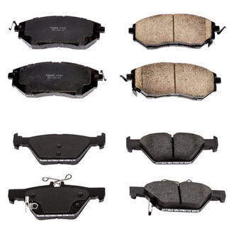 PowerStop® - Z16 Evolution Clean Ride Ceramic Front and Rear Disc Brake Pad Set