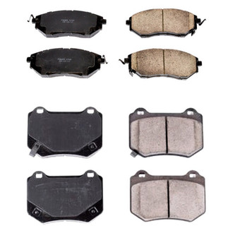 PowerStop® - Z16 Evolution Clean Ride Ceramic Front and Rear Disc Brake Pad Set