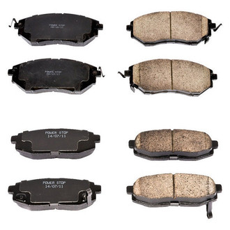 PowerStop® - Z16 Evolution Clean Ride Ceramic Front and Rear Disc Brake Pad Set