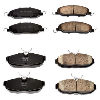 PowerStop® - Z16 Evolution Clean Ride Ceramic Front and Rear Disc Brake Pad Set