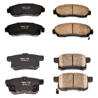PowerStop® - Z16 Evolution Clean Ride Ceramic Front and Rear Disc Brake Pad Set