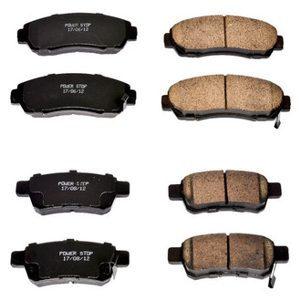 PowerStop® - Z16 Evolution Clean Ride Ceramic Front and Rear Disc Brake Pad Set